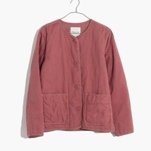 Madewell Cotton Quilted Liner Jacket NWT 2xl